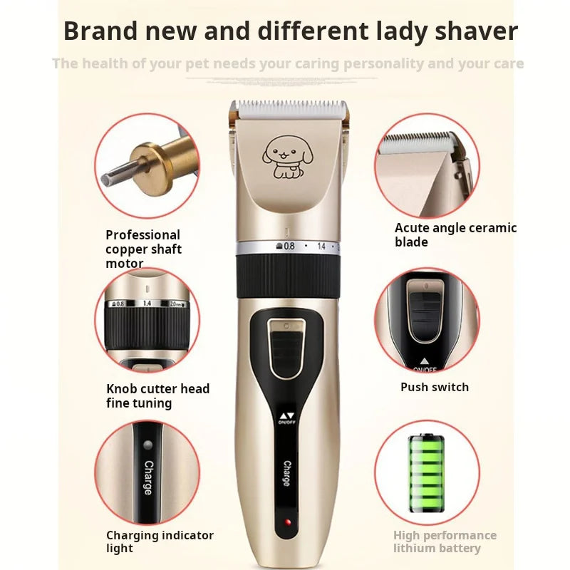 Premium Pet Grooming Clipper Kit