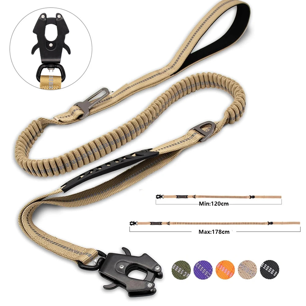 Premium Reflective Bungee Dog Leash
