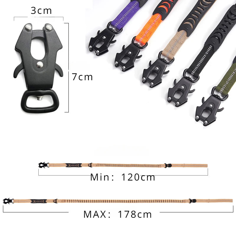 Premium Reflective Bungee Dog Leash