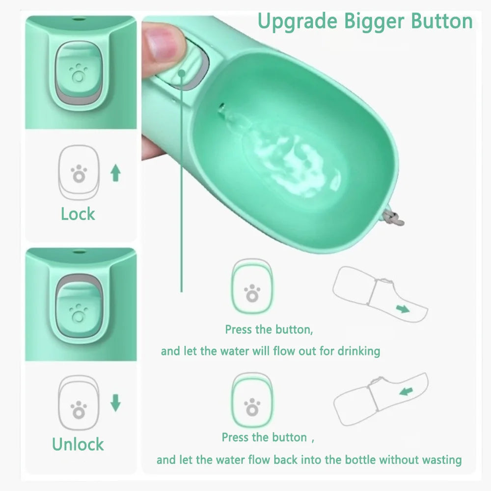 Adventure-Ready Pet Hydration Bottle