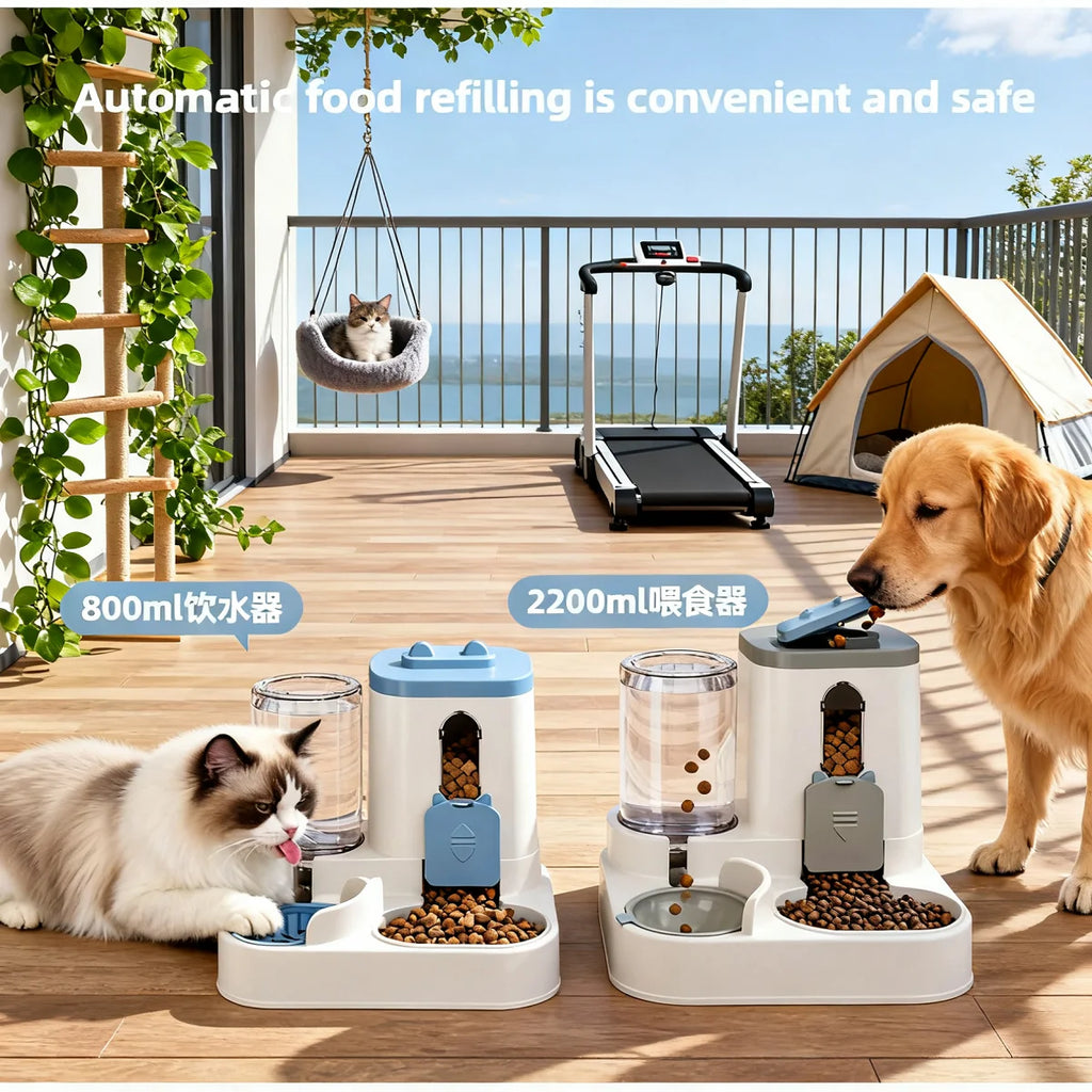Automatic Pet Feeder & Water Dispenser