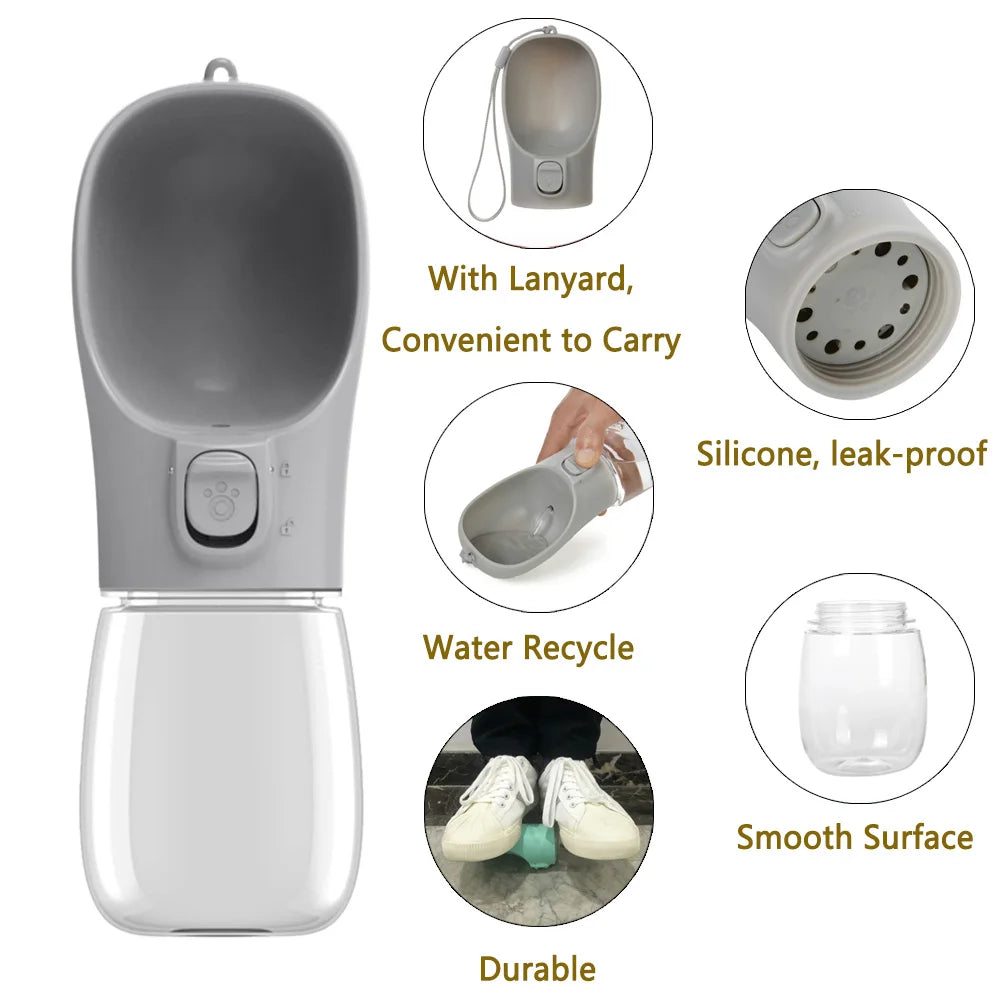 Adventure-Ready Pet Hydration Bottle