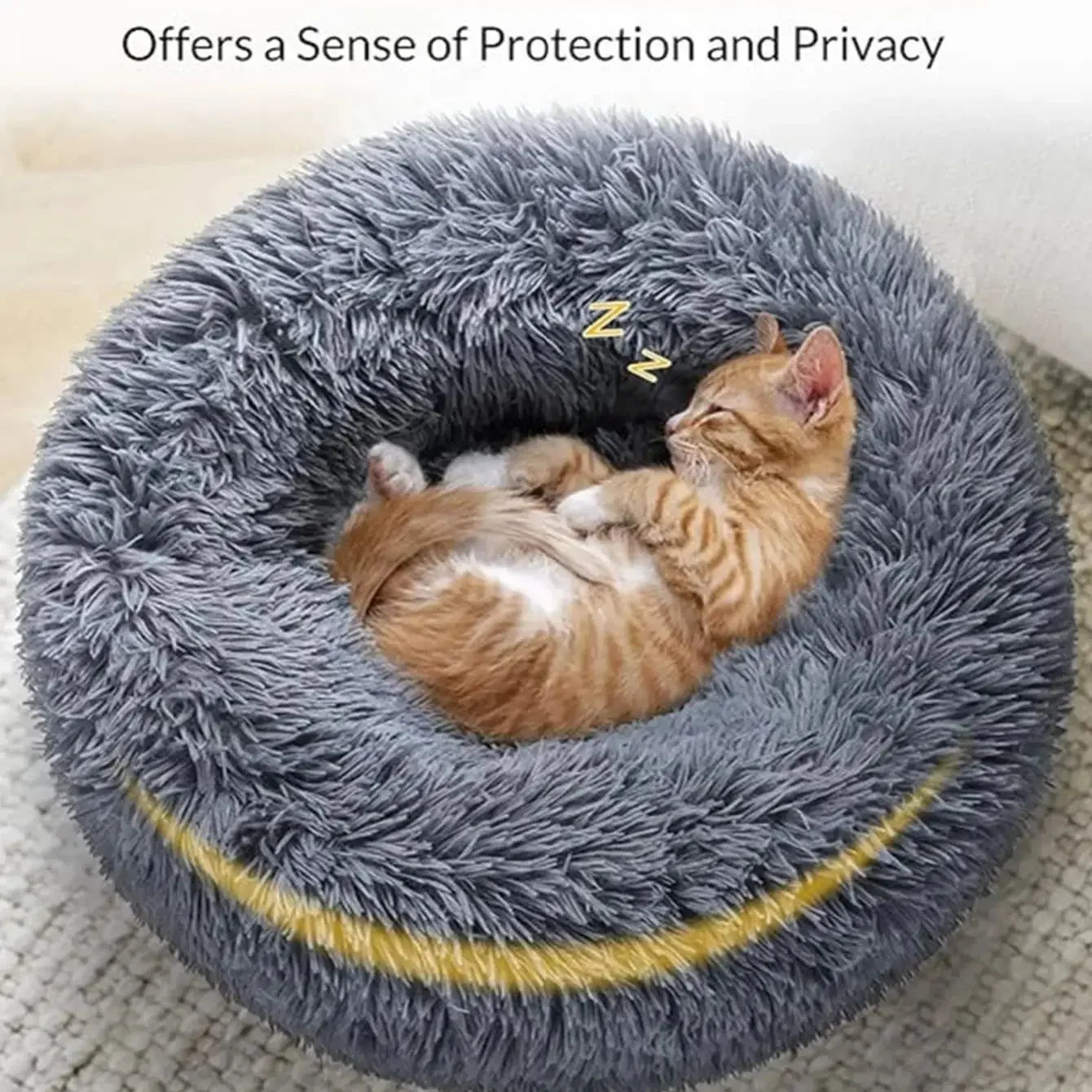 Plush Eco-Friendly Pet Sanctuary Bed